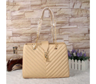 Saint Laurent Large Cabas Caviar Leather Bag Y3009 Apricot