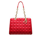 Small Rouge Vif leather Dior Soft zipped tote bag M0959OCAL M383