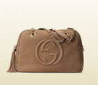 Soho nubuck leather chain shoulder bag 353126 AHHHG 2814