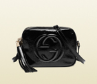 Soho soft patent leather disco bag 308364 AB80G 1000