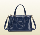 Soho soft patent leather top handle bag 308362 AB80G 4233