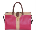 Yves Saint Laurent Medium Cabas Chyc Bag 8221 Rose with Apricot 8221