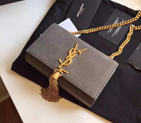 Yves Saint Laurent Monogramme Cross-body Shoulder Bag Genuine Nubuck Leather Y7130 Y7130
