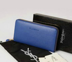 Yves Saint Laurent Zippy Wallet 241153 Blue