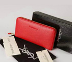 Yves Saint Laurent Zippy Wallet 241153 Red