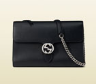 gucci interlocking leather shoulder bag 387604 AP00N 1000
