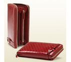 gucci nice microguccissima zip around wallet 309757
