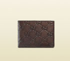 guccissima leather bi-fold wallet 233155 A0V1R 2019 233155