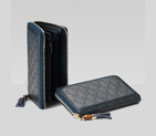 zip around wallet with tassel and bamboo detail 224253 A261G 4014