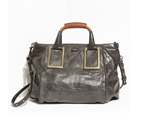Chloe 'Ethel' Lambskin & Goatskin Leather Top Handle Satchel