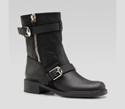 'edie' flat boot with buckle details 246702 AF710 1000