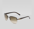 medium rimless sunglasses with interlocking G and