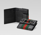 flap french wallet with horsebit and web detail