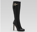 'sienna' high heel boot with tassel and horsebit detail 270213 A8800 1000