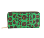 Louis Vuitton Yayoi Kusama Zippy Wallet M60451 Green
