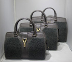 Yves Saint Laurent Cabas Chyc Medium Bag 279079M Grey 279079M