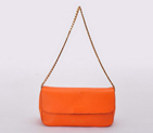 Celine Gourmette Small Bag in Ferrari Leather Orange 12008