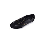 HUDSON SNEAKER IN CANVAS AND CALF LEATHER XOAU1PSC