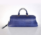 2012 New Celine Original Crocodile Leather Tote Bag 348 Blue