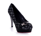 lousi vutton shoes with black