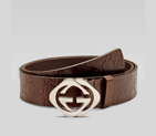 belt with square interlocking G buckle 182320 A0V1N 2019