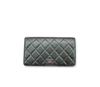 CHANEL Long Leather Wallet