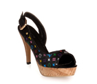 lousi vutton shoes with black
