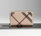 SMOKED CHECK ORGANISER WALLET 38275171
