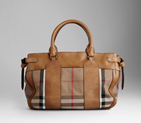 MEDIUM HOUSE CHECK CANVAS TOTE 38063581