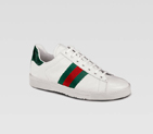 lace-up sneakers with signature web 125375 A7I2O 9162