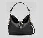 'G wave' medium shoulder bag with hand stitching a 232931 CTA2G 1000