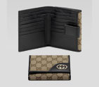 flap french wallet with interlocking G ornament