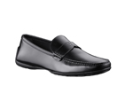 PILOT LOAFER IN WAXED LEATHER YR2K1MWC
