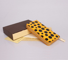 Louis Vuitton Monogram Vernis Dots Zippy Wallet M60017 Yellow
