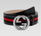 belt with interlocking G buckle 114984 H17AR 8497