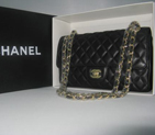 Chanel Black color with Gold chain
