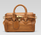 'handmade' medium top handle bag with woven web de 263945 ANG6A 2517