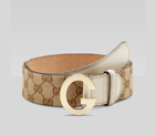 belt with round G buckle 203742 FFP5G 9761