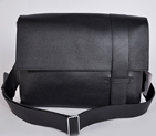 Hermes Alfred men Bag clemence leather in Black 92113