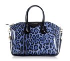 Givenchy Women Bags Antigona Shiny Lord Leopard Blue