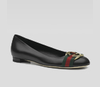 'interlocking' ballerina flats with signature web 225351 AL23O 1060