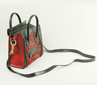 Celine Luggage small Fashion Bag Red Leopard 98168