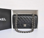 Chanel A1112 Flap Bag Original Caviar Leather Black