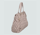 Miu Miu Matelasse Leather Tote Bag 90286 Pink 90286