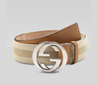 belt with interlocking G buckle 114984 HBU1N 9691