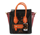 Celine Luggage Bags Mini in Horse Hair Bordeaux 98168