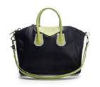 Givenchy Antigona Bag Claf Leather 9981 Black Green