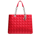 Geranium leather 'Dior Soft' shopping bag CAL44956 M271