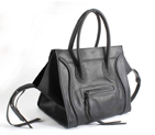 Celine Luggage Phantom Square Bags in Oxhide Grey