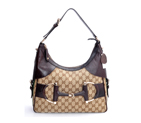 'gucci heritage' small hobo with horsebit and web 247604 A7MAG 3985